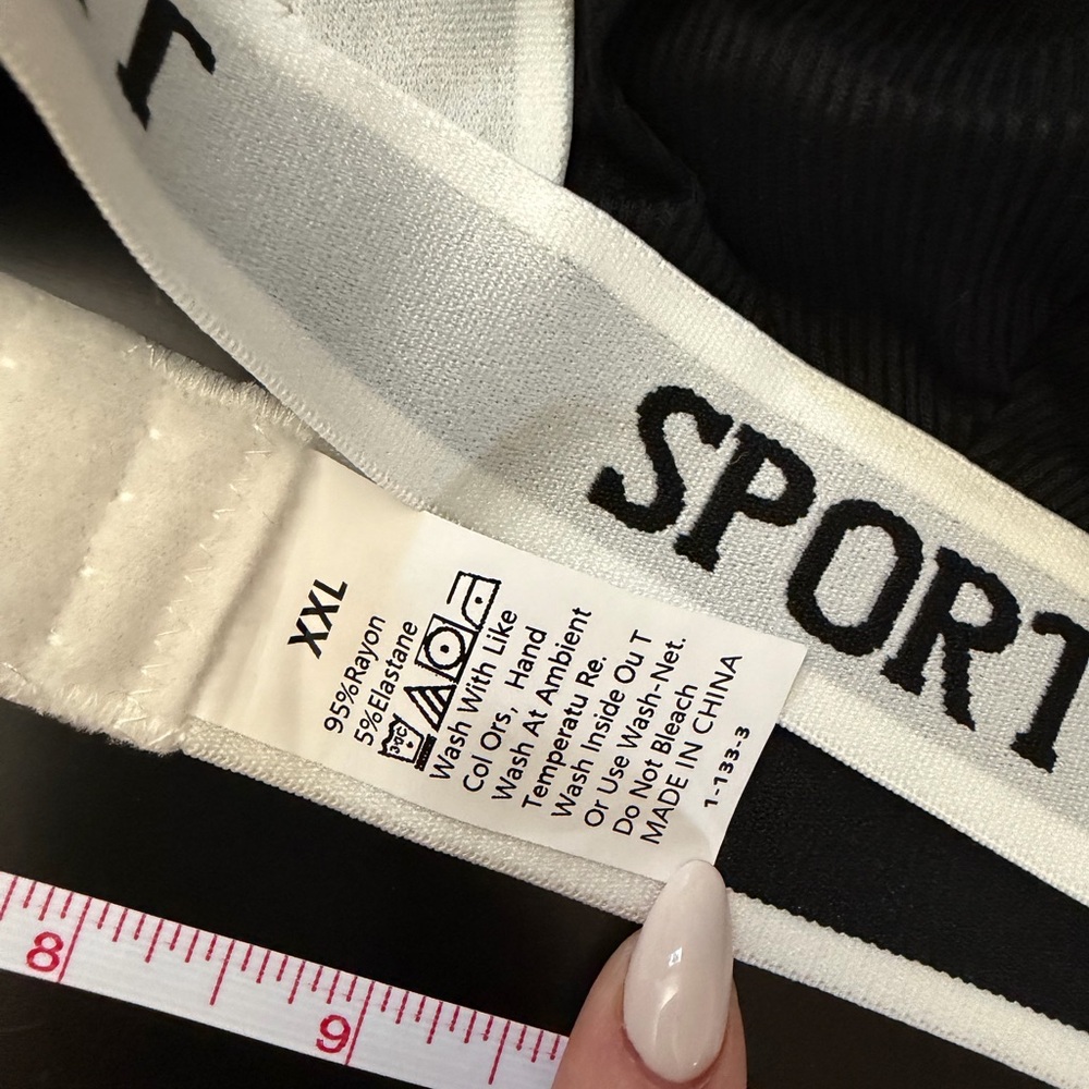 Sporto Sports Bras Set - Black, Pink, Green, Purple - Picture 2 of 2